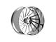 Fittipaldi Offroad FTF503 Polished 6-Lug Wheel; Left Directional; 24x14; -76mm Offset (04-08 F-150)