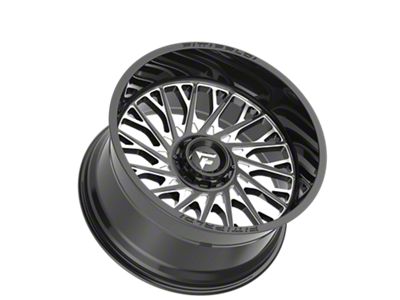 Fittipaldi Offroad FA08 Gloss Black Milled 6-Lug Wheel; 20x12; -44mm Offset (07-13 Sierra 1500)