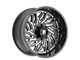 Fittipaldi Offroad FA13 Gloss Black Milled 6-Lug Wheel; 24x12; -44mm Offset (07-13 Sierra 1500)