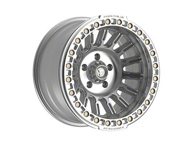 Fittipaldi Offroad FB152 Machined Silver 6-Lug Wheel; 17x9; -38mm Offset (07-13 Sierra 1500)