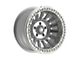 Fittipaldi Offroad FB152 Machined Silver 6-Lug Wheel; 17x9; -38mm Offset (07-13 Sierra 1500)