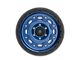 Fittipaldi Offroad FT100 Satin Blue with Black Ring 6-Lug Wheel; 17x9; -12mm Offset (07-13 Sierra 1500)