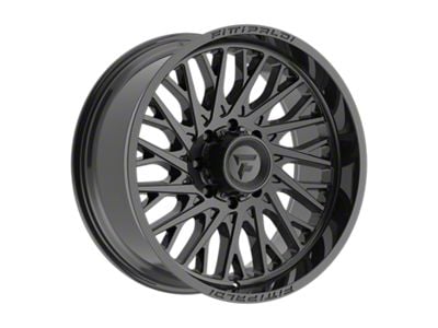 Fittipaldi Offroad FA08 Gloss Black 8-Lug Wheel; 22x10; -19mm Offset (11-14 Sierra 2500 HD)