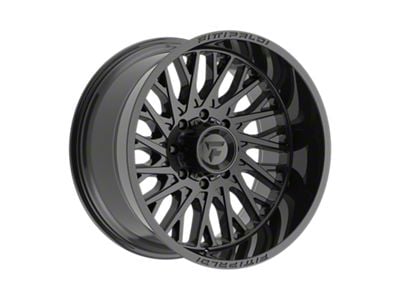 Fittipaldi Offroad FA08 Gloss Black 8-Lug Wheel; 22x12; -44mm Offset (11-14 Sierra 2500 HD)