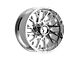 Fittipaldi Offroad FA08 Mirror Coat 8-Lug Wheel; 20x10; -19mm Offset (11-14 Sierra 2500 HD)