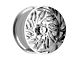 Fittipaldi Offroad FA13 Mirror Coat 8-Lug Wheel; 24x12; -44mm Offset (11-14 Sierra 2500 HD)