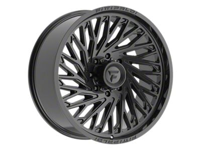 Fittipaldi Offroad FA15 Gloss Black 8-Lug Wheel; 24x10; 0mm Offset (11-14 Sierra 2500 HD)