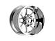 Fittipaldi Offroad FA16 Mirror Coat 8-Lug Wheel; 20x12; -51mm Offset (11-14 Sierra 2500 HD)