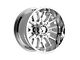 Fittipaldi Offroad FA18 Mirror Coat 8-Lug Wheel; 20x12; -44mm Offset (11-14 Sierra 2500 HD)