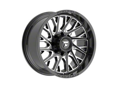 Fittipaldi Offroad FA08 Gloss Black Milled 8-Lug Wheel; 20x10; -19mm Offset (11-14 Sierra 3500 HD SRW)