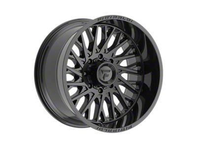 Fittipaldi Offroad FA08 Gloss Black 8-Lug Wheel; 22x12; -44mm Offset (11-14 Sierra 3500 HD SRW)