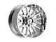 Fittipaldi Offroad FA18 Mirror Coat 8-Lug Wheel; 22x12; -44mm Offset (11-14 Sierra 3500 HD SRW)