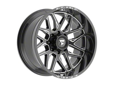 Fittipaldi Offroad FA19 Gloss Black Milled 8-Lug Wheel; 22x12; -44mm Offset (11-14 Sierra 3500 HD SRW)