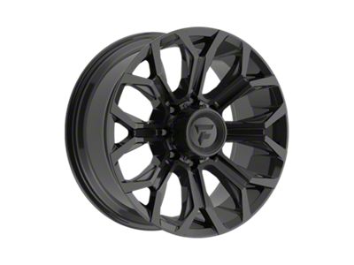 Fittipaldi Offroad FA21 Gloss Black 8-Lug Wheel; 20x9; 18mm Offset (11-14 Sierra 3500 HD SRW)