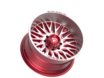 Fittipaldi Offroad FA07 Gloss Red Machined 6-Lug Wheel; 22x12; -44mm Offset (07-13 Silverado 1500)