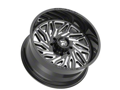 Fittipaldi Offroad FA13 Gloss Black Milled 6-Lug Wheel; 24x12; -44mm Offset (07-13 Silverado 1500)