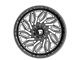 Fittipaldi Offroad FA13 Gloss Black Milled 6-Lug Wheel; 24x12; -44mm Offset (07-13 Silverado 1500)