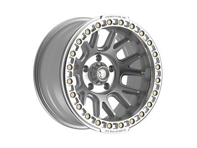 Fittipaldi Offroad FB151 Machined Silver 6-Lug Wheel; 17x9; -38mm Offset (07-13 Silverado 1500)