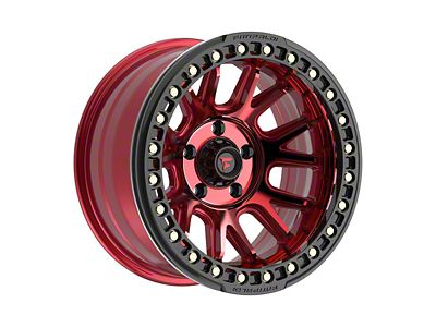 Fittipaldi Offroad FB151 Metallic Red with Red Tint 6-Lug Wheel; 17x9; -38mm Offset (07-13 Silverado 1500)