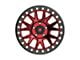 Fittipaldi Offroad FB151 Metallic Red with Red Tint 6-Lug Wheel; 17x9; -38mm Offset (07-13 Silverado 1500)