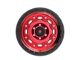 Fittipaldi Offroad FT100 Machined with Red Tint 6-Lug Wheel; 17x9; -12mm Offset (07-13 Silverado 1500)