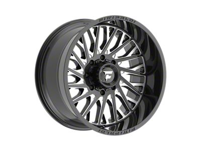 Fittipaldi Offroad FA08 Gloss Black Milled 8-Lug Wheel; 22x12; -44mm Offset (11-14 Silverado 2500 HD)