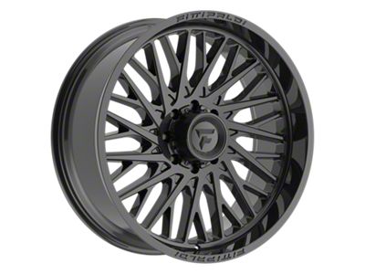 Fittipaldi Offroad FA08 Gloss Black 8-Lug Wheel; 24x10; -19mm Offset (11-14 Silverado 2500 HD)