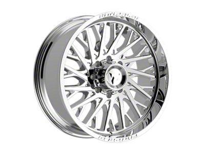 Fittipaldi Offroad FA08 Mirror Coat 8-Lug Wheel; 22x10; -19mm Offset (11-14 Silverado 2500 HD)