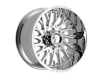 Fittipaldi Offroad FA08 Mirror Coat 8-Lug Wheel; 22x12; -44mm Offset (11-14 Silverado 2500 HD)