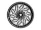 Fittipaldi Offroad FA13 Gloss Black Milled 8-Lug Wheel; 24x12; -44mm Offset (11-14 Silverado 2500 HD)