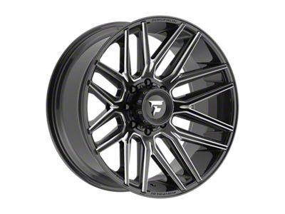 Fittipaldi Offroad FA14 Gloss Black Milled 8-Lug Wheel; 22x10; -19mm Offset (11-14 Silverado 2500 HD)