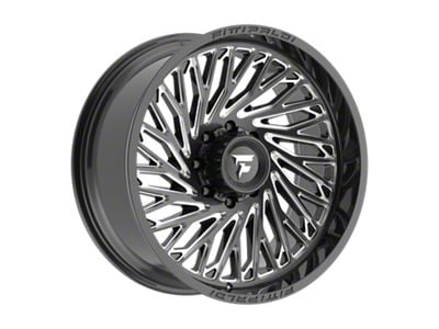 Fittipaldi Offroad FA15 Gloss Black Milled 8-Lug Wheel; 22x10; -19mm Offset (11-14 Silverado 2500 HD)