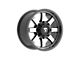 Fittipaldi Offroad FA16 Gloss Black Machined 8-Lug Wheel; 18x9; 12mm Offset (11-14 Silverado 2500 HD)