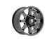 Fittipaldi Offroad FA16 Gloss Black Milled 8-Lug Wheel; 18x9; 12mm Offset (11-14 Silverado 2500 HD)