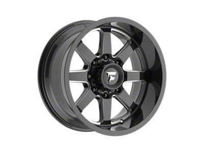 Fittipaldi Offroad FA16 Gloss Black Milled 8-Lug Wheel; 20x10; -25mm Offset (11-14 Silverado 2500 HD)