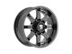 Fittipaldi Offroad FA16 Gloss Black Milled 8-Lug Wheel; 20x9; 12mm Offset (11-14 Silverado 2500 HD)