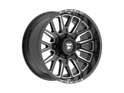 Fittipaldi Offroad FA18 Gloss Black Milled 8-Lug Wheel; 20x10; -19mm Offset (11-14 Silverado 2500 HD)