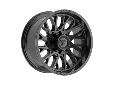 Fittipaldi Offroad FA08 Gloss Black 8-Lug Wheel; 20x10; -19mm Offset (11-14 Silverado 3500 HD SRW)