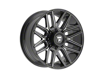 Fittipaldi Offroad FA14 Gloss Black Milled 8-Lug Wheel; 20x9; 18mm Offset (11-14 Silverado 3500 HD SRW)