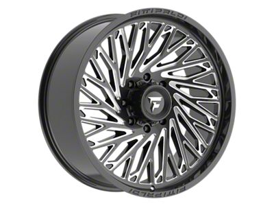 Fittipaldi Offroad FA15 Gloss Black Milled 8-Lug Wheel; 24x10; 0mm Offset (11-14 Silverado 3500 HD SRW)