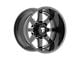 Fittipaldi Offroad FA16 Gloss Black Milled 8-Lug Wheel; 20x12; -51mm Offset (11-14 Silverado 3500 HD SRW)