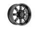 Fittipaldi Offroad FA16 Gloss Black 8-Lug Wheel; 20x9; 12mm Offset (11-14 Silverado 3500 HD SRW)