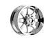 Fittipaldi Offroad FA16 Mirror Coat 8-Lug Wheel; 20x10; -25mm Offset (11-14 Silverado 3500 HD SRW)