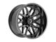 Fittipaldi Offroad FA19 Gloss Black 8-Lug Wheel; 22x12; -44mm Offset (11-14 Silverado 3500 HD SRW)