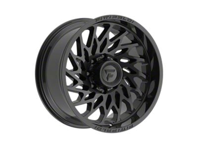 Fittipaldi Offroad FA20 Gloss Black 8-Lug Wheel; 20x10; -19mm Offset (11-14 Silverado 3500 HD SRW)