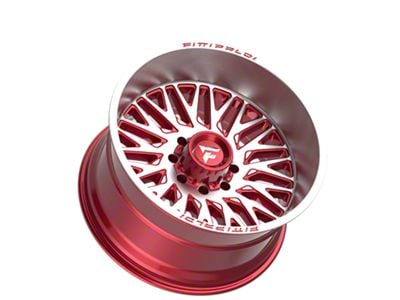 Fittipaldi Offroad FA07 Gloss Red Machined 6-Lug Wheel; 26x12; -44mm Offset (07-14 Tahoe)