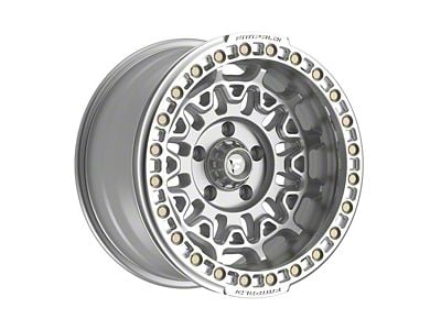 Fittipaldi Offroad FB150 Machined Silver 6-Lug Wheel; 17x9; -15mm Offset (07-14 Tahoe)