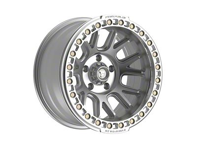 Fittipaldi Offroad FB151 Machined Silver 6-Lug Wheel; 17x9; -38mm Offset (07-14 Tahoe)