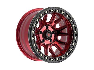 Fittipaldi Offroad FB151 Metallic Red with Red Tint 6-Lug Wheel; 17x9; -38mm Offset (07-14 Tahoe)