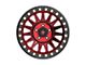 Fittipaldi Offroad FB152 Metallic Red with Red Tint 6-Lug Wheel; 17x9; -38mm Offset (07-14 Tahoe)